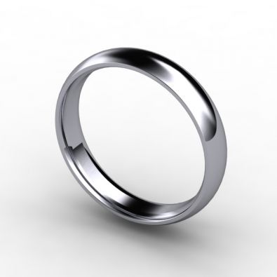 Intersecting Pattern Platinum Ring for Men